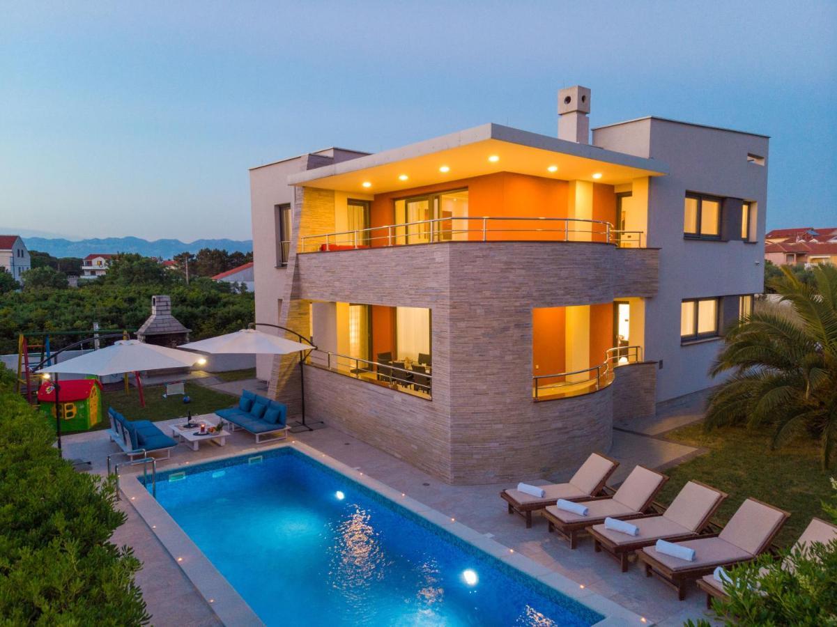 Vila Zatona Sunset With Heated Swimming Pool 자톤 외부 사진